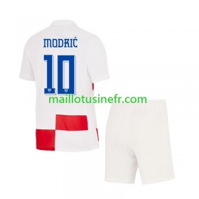 Maillot de Foot Croatie Luca Modrić 10 Domicile UEFA EURO 2024 - Enfant